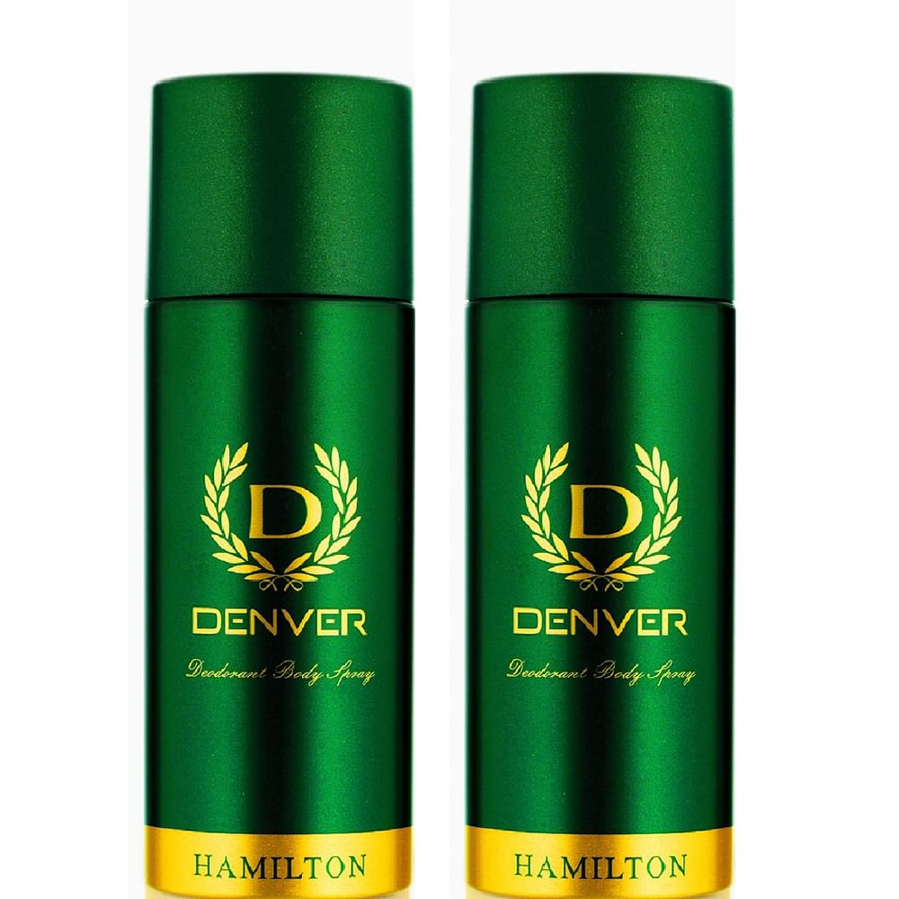 DENVER HAMILTON DEODORANT BODY SPRAY FOR MEN (PACK OF 2)