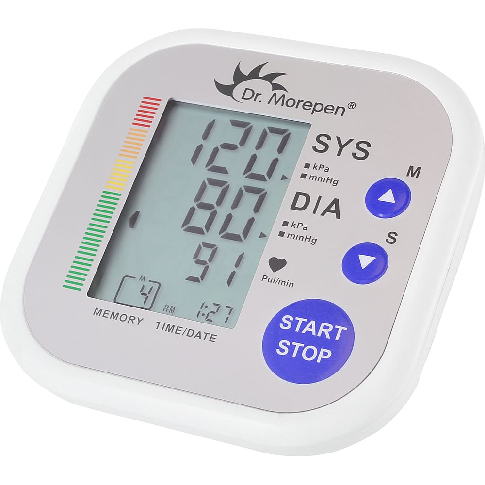 DR. MOREPEN BP02 AUTOMATIC BLOOD PRESSURE MONITOR (WHITE)