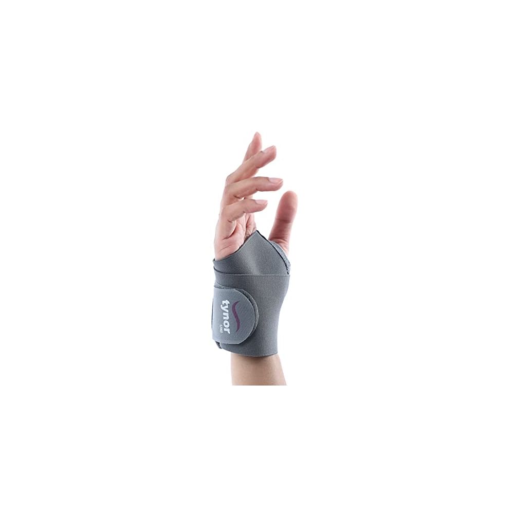 TYNOR WRIST BRACE WITH THUMB FOR WRIST SUPPORT, GREY, UNIVERSAL SIZE