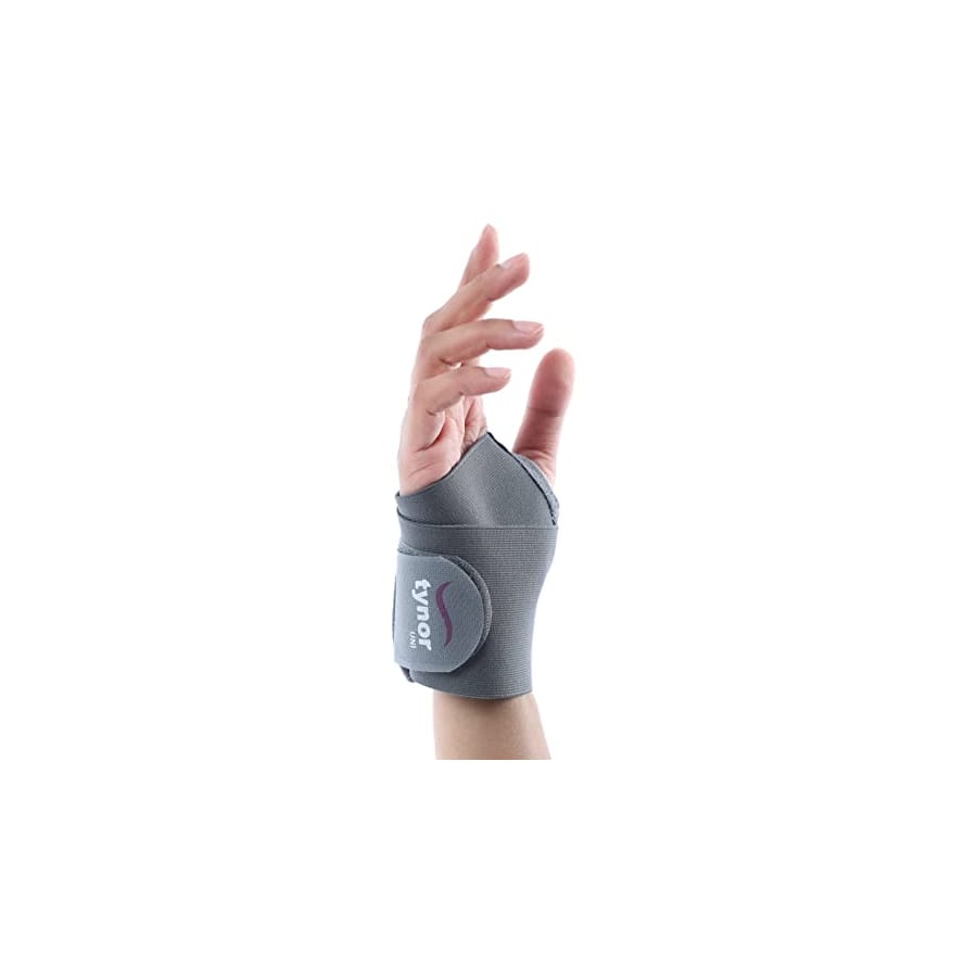 TYNOR WRIST BRACE WITH THUMB FOR WRIST SUPPORT, GREY, UNIVERSAL SIZE