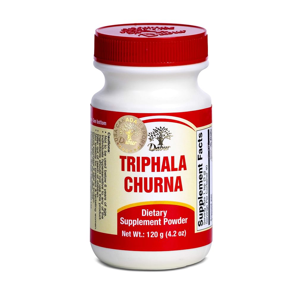 DABUR TRIPHALA CHURNA 120 G (Pack of 3)