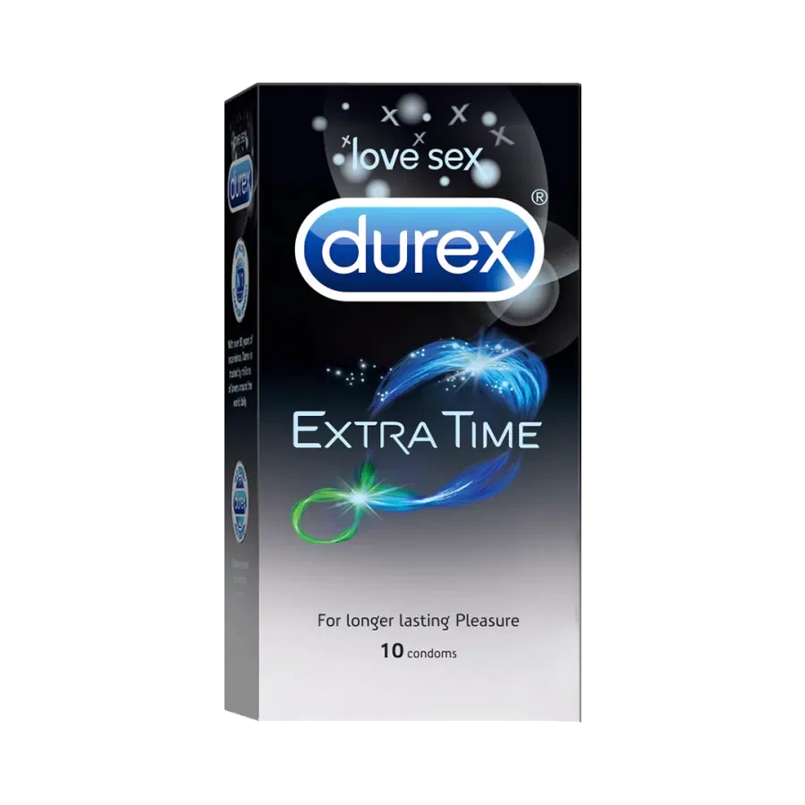 DUREX EXTRA TIME CONDOMS 10 PCS