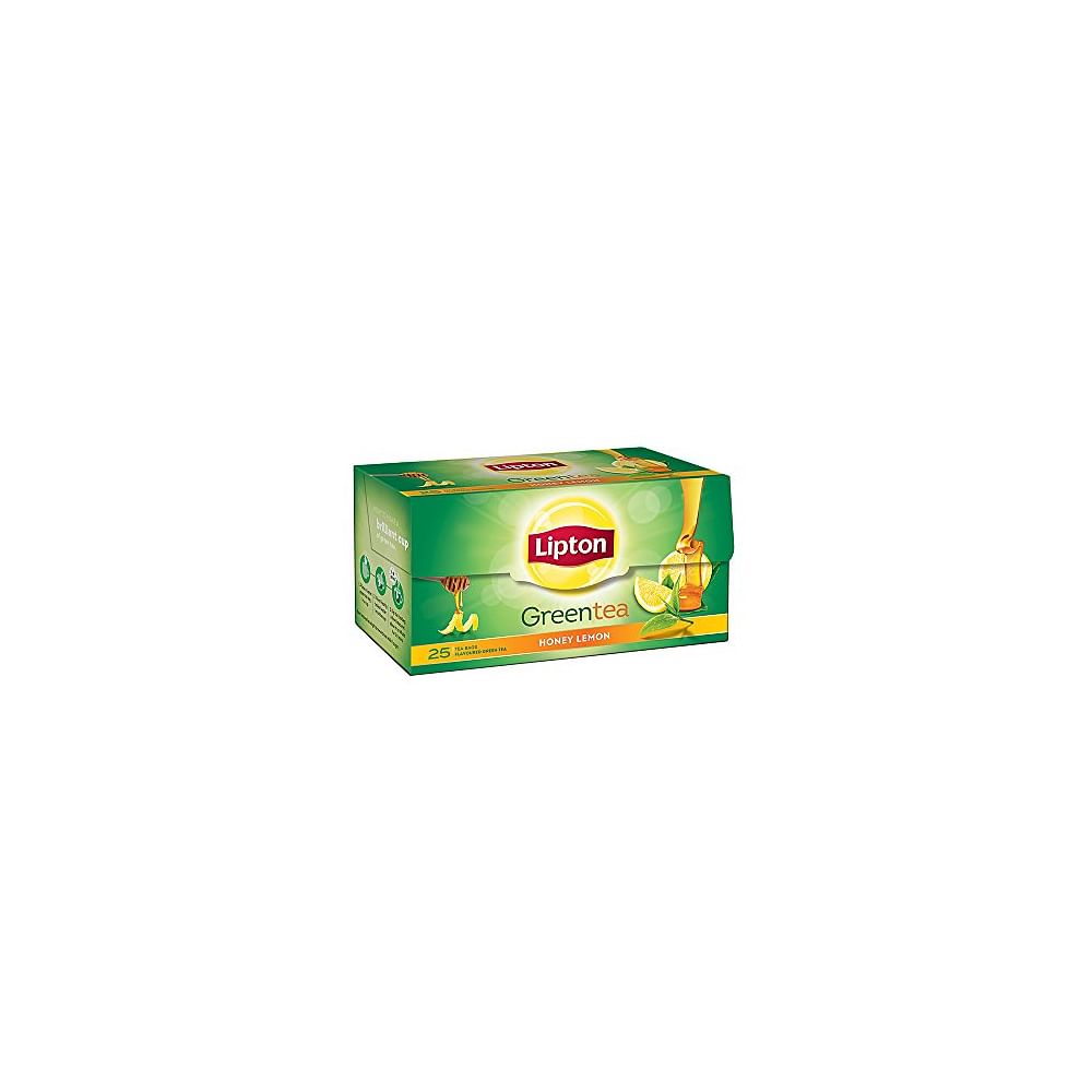 LIPTON HONEY LEMON GREEN TEA BAGS, 35 G (25 BAGS X 1.4 G EACH)