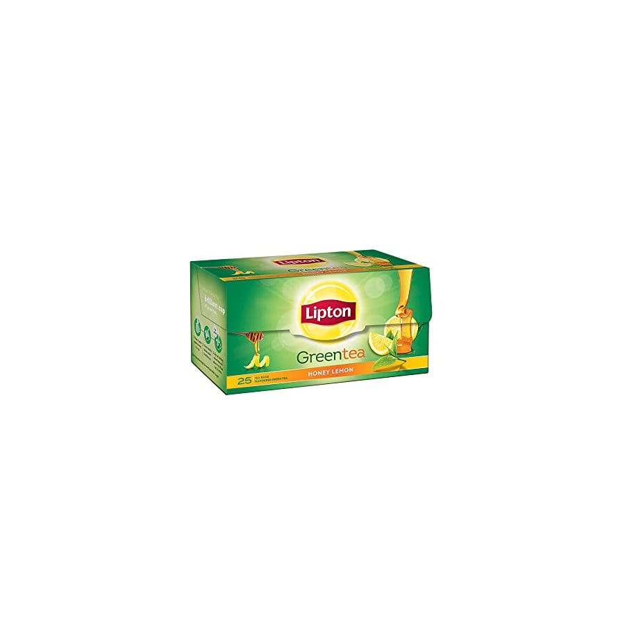 LIPTON HONEY LEMON GREEN TEA BAGS, 35 G (25 BAGS X 1.4 G EACH)