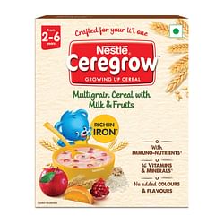 CEREGROW NESTLE GROWING UP CEREAL - MULTIGRAIN CEREAL WITH MILK & FRUITS 
