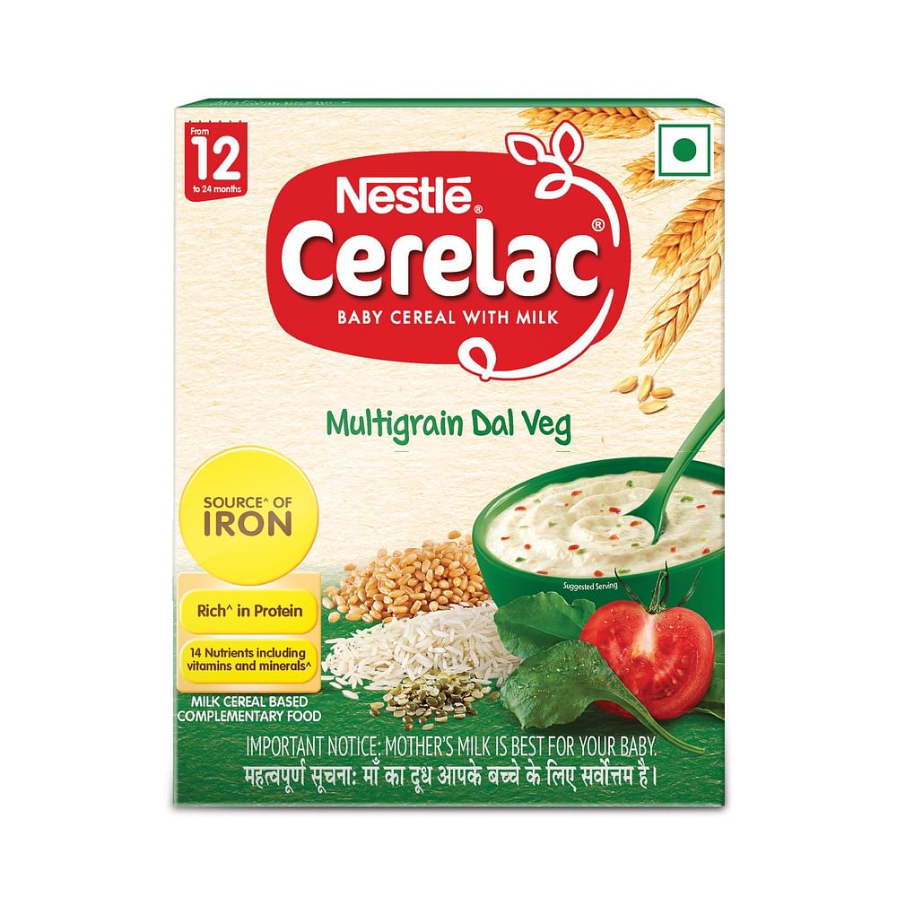 NESTLE CERELAC STAGE 4 (12 MONTHS+) POWDER 300 GM - MULTIGRAIN DAL VEG (REFILL PACK)