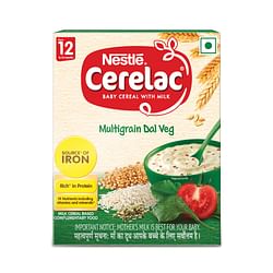 NESTLE CERELAC STAGE 4 (12 MONTHS+) POWDER 300 GM - MULTIGRAIN DAL VEG (REFILL PACK)