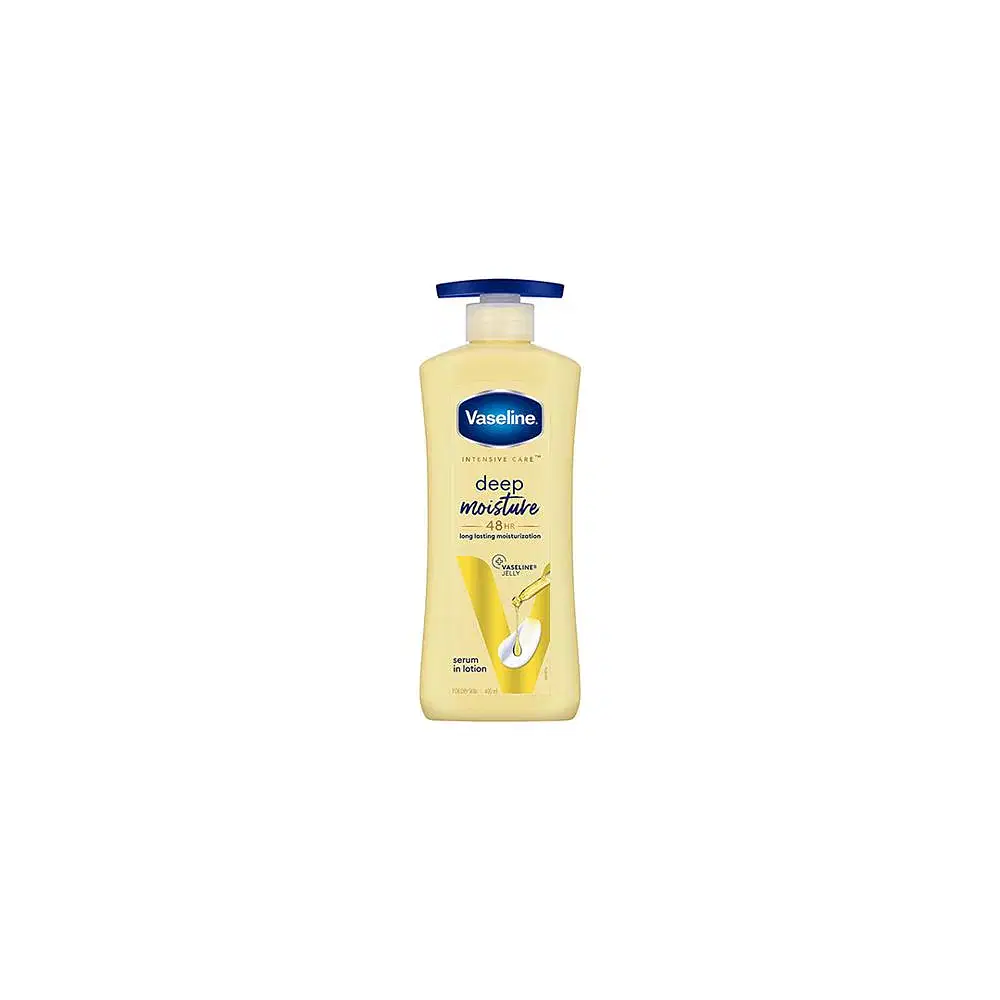 Vaseline Intensive Care Deep Moisture Body Lotion Dry Skin Pure Oat Extract For Healthy, Glowing Skin 400 ml