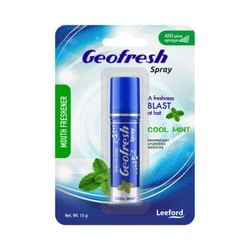 GEOFRESH COOL MINT MOUTH FRESHENER SPRAY, INSTANT GERM KILL WITH BREATH FRESHENER 15G