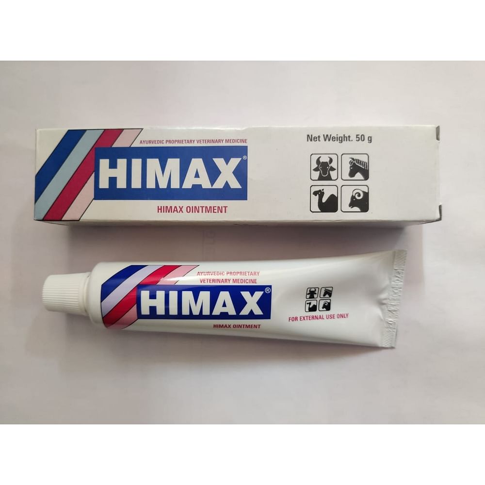 HIMAX OINTMENT AYURVEDIC VETERINARY MEDICINE 50 GMS (PACK OF 3)