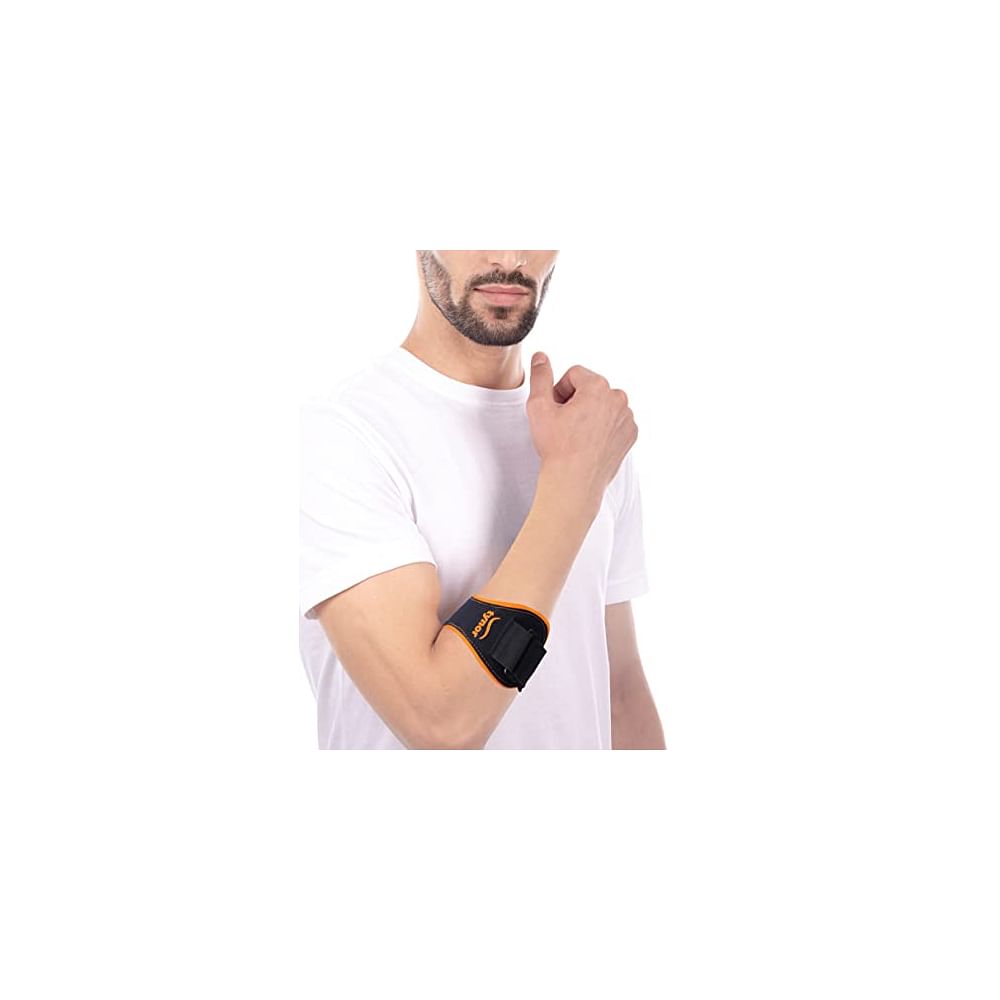 TYNOR TENNIS ELBOW SUPPORT, BLACK, MEDIUM, 1 UNIT