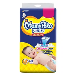 MAMYPOKO PANTS STANDARD PANT STYLE DIAPERS SMALL - 40 PIECES