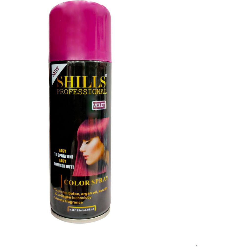 SHILLS PROFESSIONAL TEMPORARY HAIR COLOR SPRAY , VIOLET