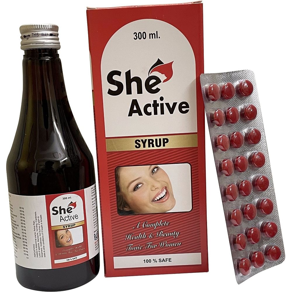 SHE ACTIVE SYRUP 300ML