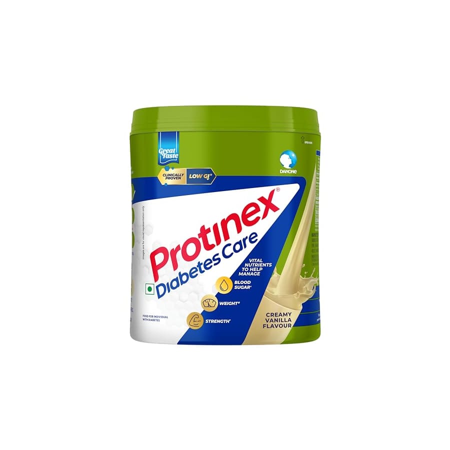 PROTINEX DIABETES CARE DRINK MIX FOR ADULTS - (VANILLA FLAVOR, 400 GMS, JAR)