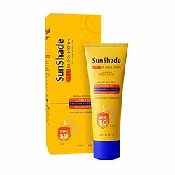 LEEFORD SUNSHADE ULTRA BLOCK SUNSCREEN LOTION WITH SPF 50 PA+++|UVA/UVB | WATER RESISTANT |NON-GREASY| BROAD SPECTRUM| BLUE LIGHT INDOOR & OUTDOOR PROTECTION | FOR ALL SKIN TYPES (50ML UNISEX)