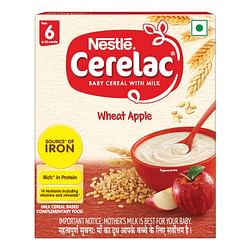 NESTLE CERELAC BABY CEREAL WITH MILK , WHEAT APPLE ,STAGE 1