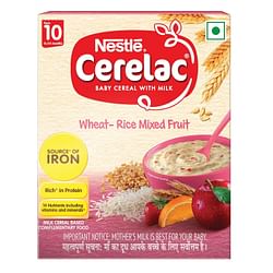 NESTLE CERELAC STAGE 3, Wheat - Rice Mixed Fruit , From 10 to 24 Months (10 MONTHS+)