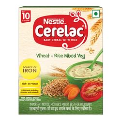 CERELAC INFANT CEREAL WITH MILK WHEAT RICE MIXED VEG, STAGE 3