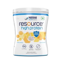 NESTLE RESOURCE HIGH PROTEIN VANILLA FLAVOUR POWDER, 400 GM