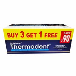 DR. JAIKARAN THERMODENT SENSITIVE CARE HERBAL TOOTHPASTE WITH NO ARTIFICIAL FLAVOUR, NO PARABENS- 100G (PACK OF 3)