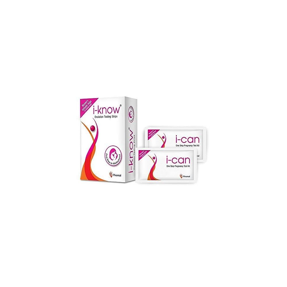 I-KNOW OVULATION DETECTION KIT + I-CAN PREGNANCY TEST DEVICE 2 UNITS 