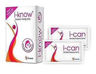 I-KNOW OVULATION DETECTION KIT + I-CAN PREGNANCY TEST DEVICE 2 UNITS 