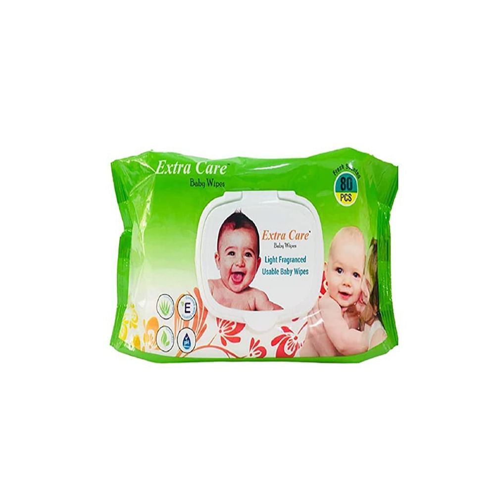 EXTRA CARE EXTRA CARE BABY WIPES 80PC (PACK OF 3)