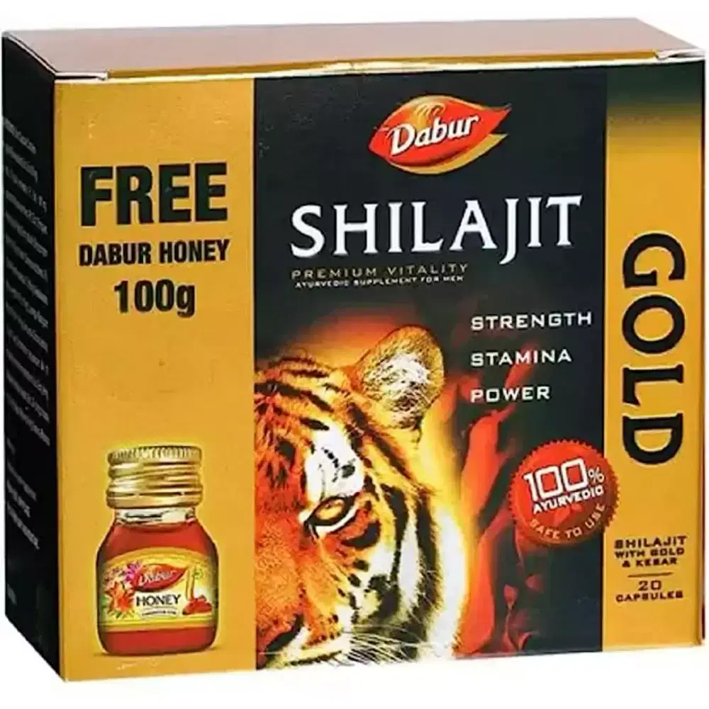 DABUR SHILAJIT GOLD - 20 CAPSULES