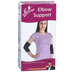 FLAMINGO ELBOW SUPPORT PREMIUM - ELBOW BRACE FOR UNISEX WORKOUT ELBOW COMPRESSION SLEEVES FOR PAIN RELIEF - SIZE XL