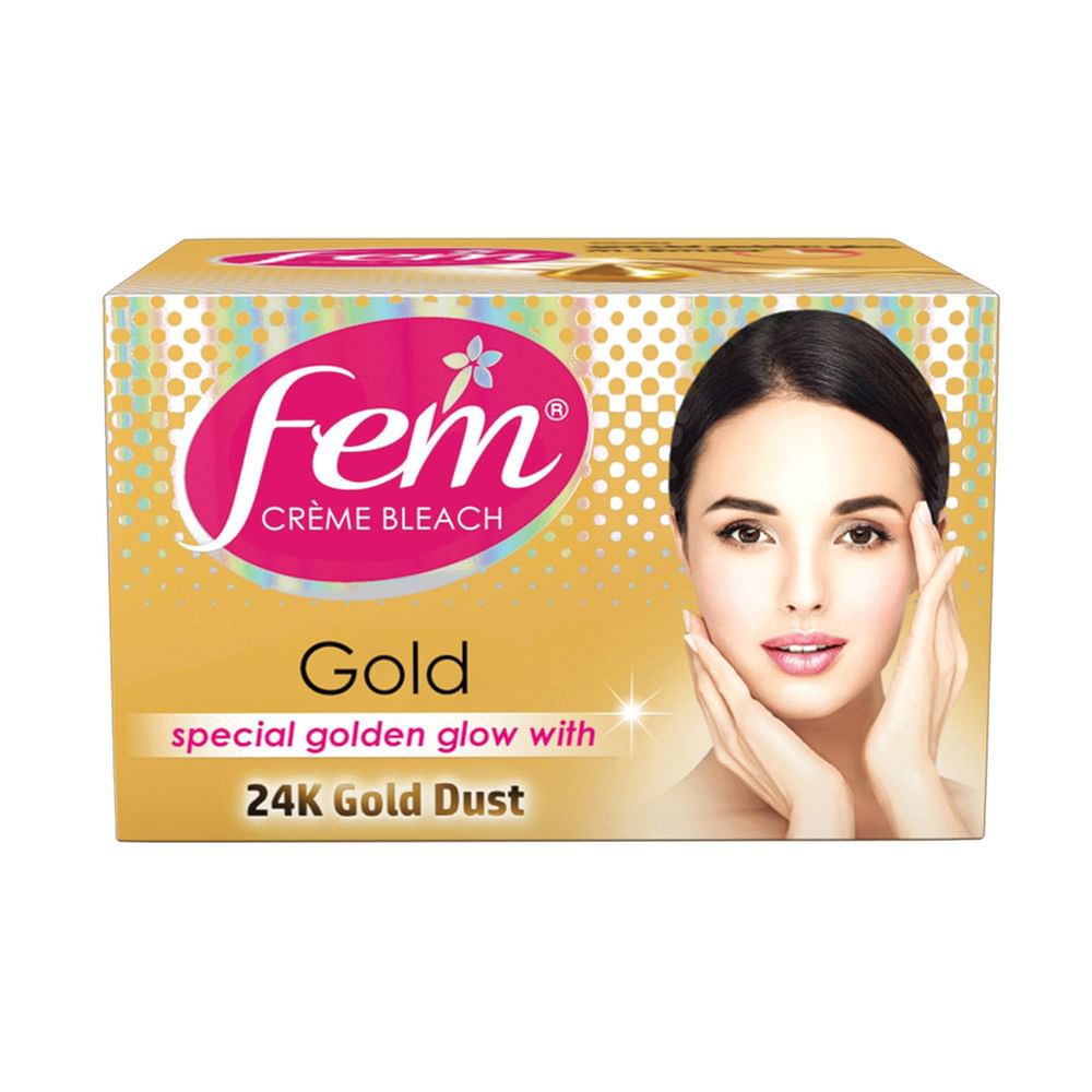 FEM FAIRNESS NATURALS GOLD CREME BLEACH 64 G (PACK OF 2)