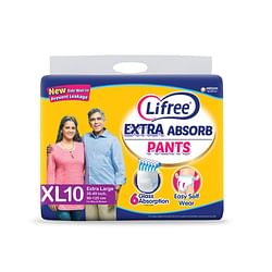 LIFREE EXTRA ABSORB PANTS NEW SIDE WALL TO PREVENT LEAKAGE XL