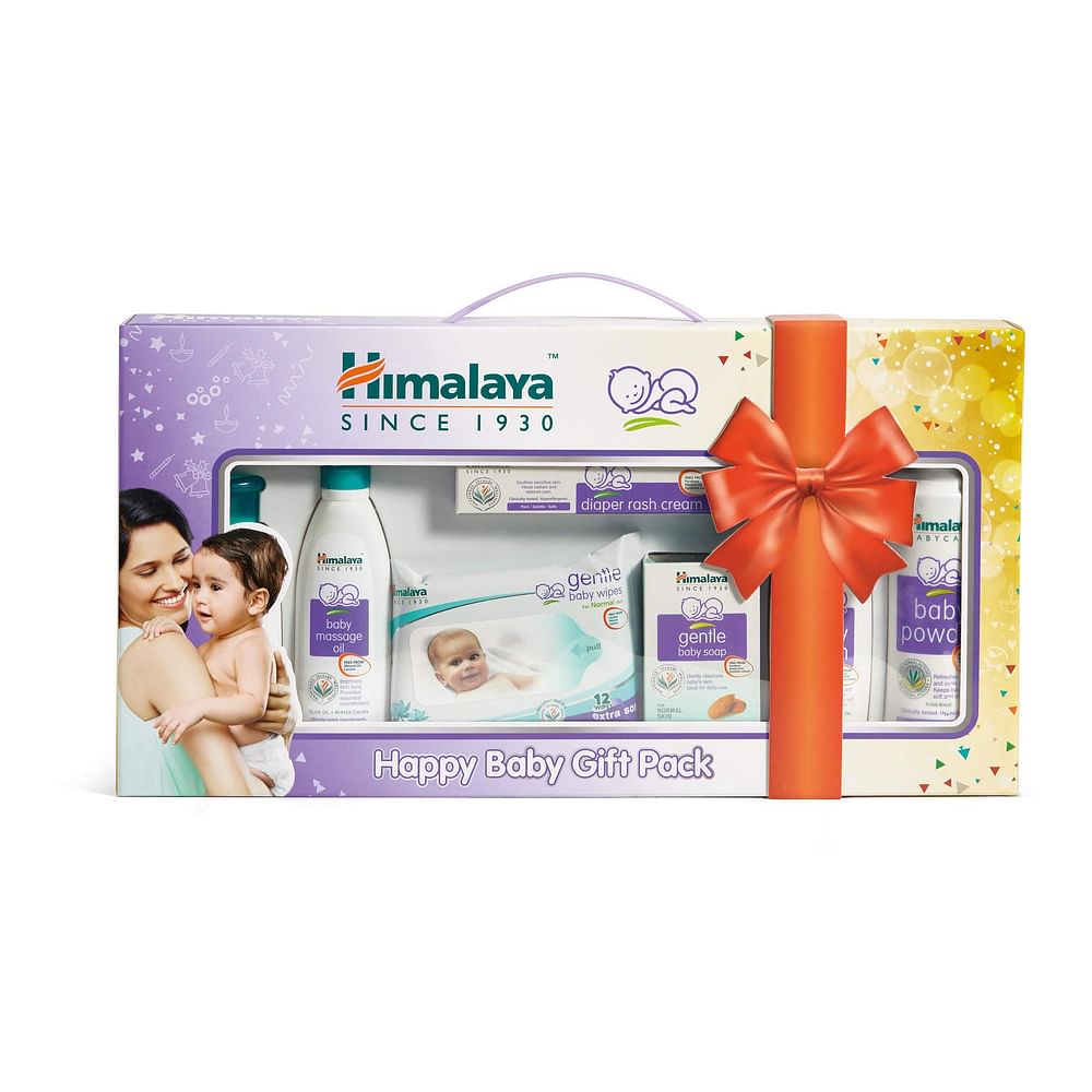 HIMALAYA BABY GIFT PACK SERIES,PACK OF 1 SET,WHITE