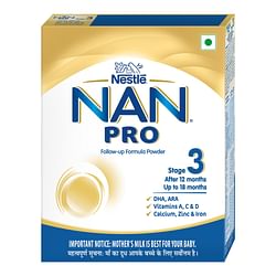 NESTLE NAN PRO 3 FOLLOW-UP FORMULA POWDER - AFTER 12 MONTHS, UP TO 18 MONTHS, STAGE 3, 400G