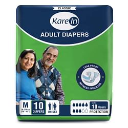 KARE MED CLASSIC TAPE STYLE ADULT DIAPERS - M SIZE