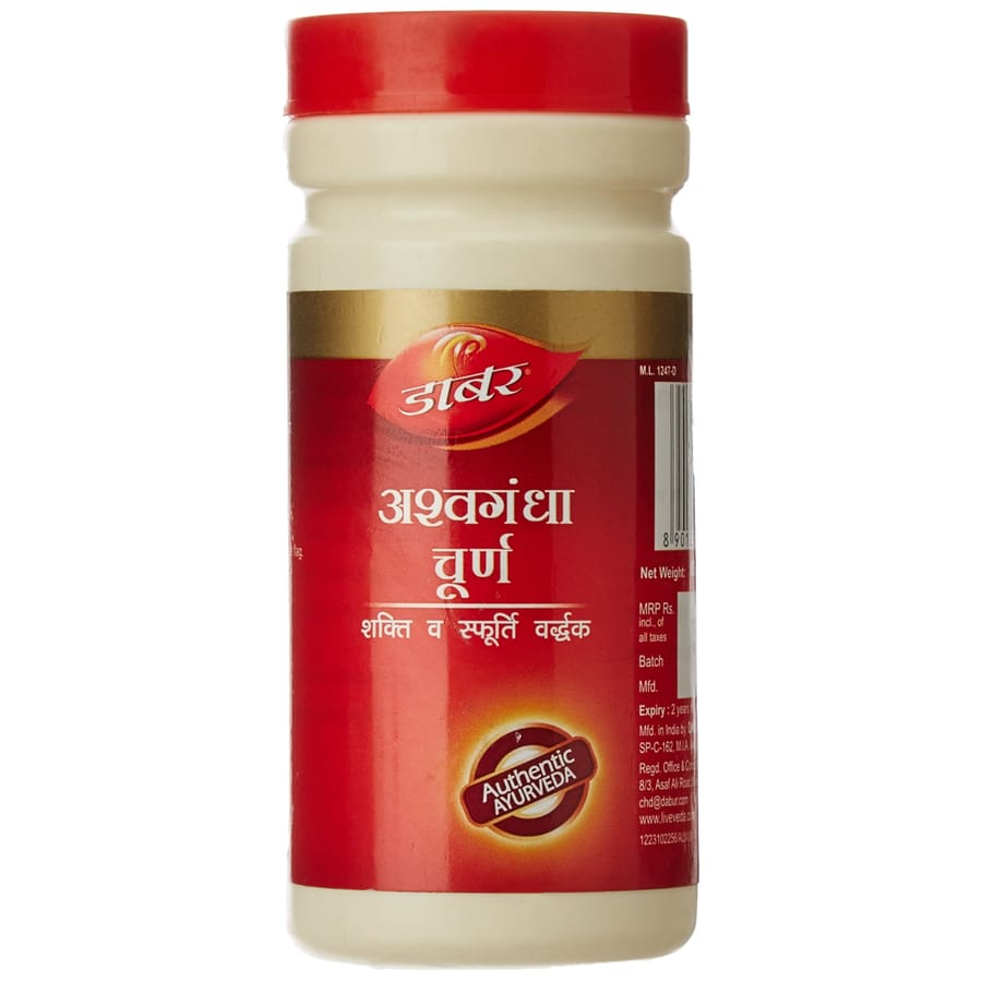 DABUR ASHWAGANDHA CHURNA FOR STAMINA & ENERGY (60G X 2) PACK OF 2