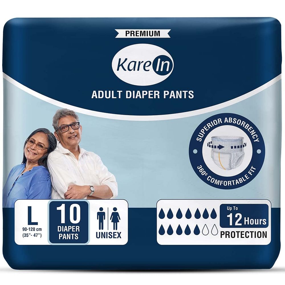 KARE IN LARGE SIZE ADULT PULL UPS PANT STYLE UNDERWEAR 10PCS / 1 PACK DIAPERS