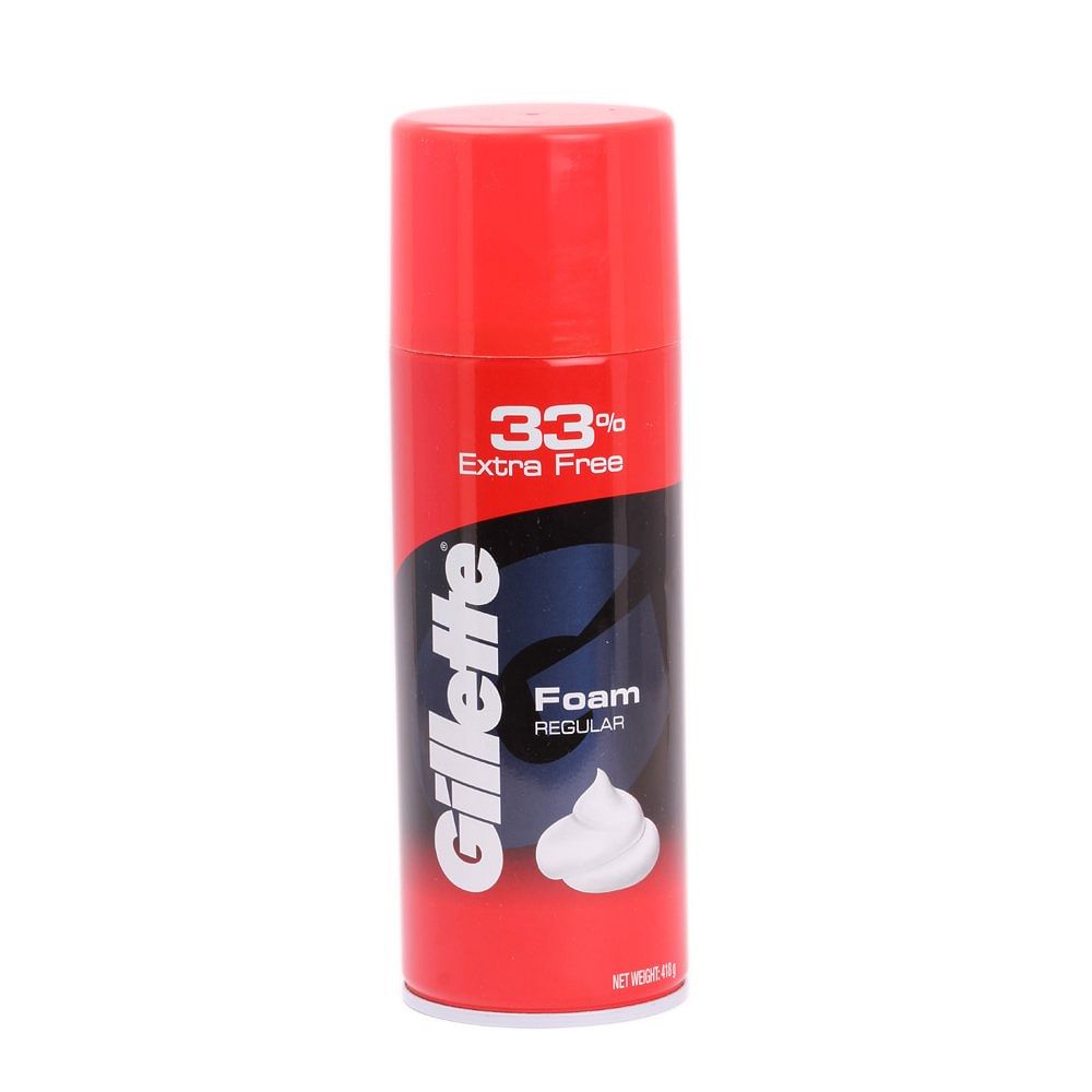 GILLETTE REGULAR SHAVING FOAM 418 G