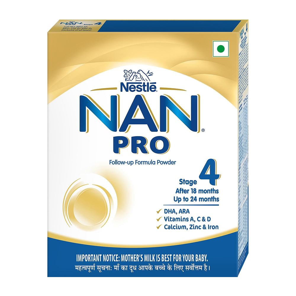 NESTLÉ NAN PRO 4 FOLLOW-UP FORMULA POWDER - AFTER 18 MONTHS, UP TO 24 MONTHS, STAGE 4, 400G
