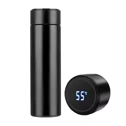 SMART LED ACTIVE TEMPERATURE DISPLAY INDICATOR INSULATED STAINLESS STEEL HOT & COLD FLASK BOTTLE