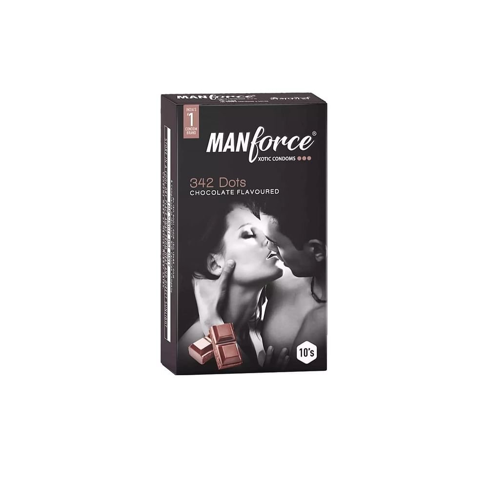 MANFORCE CHOCOLATE FLAVOURED CONDOMS 10 PCS