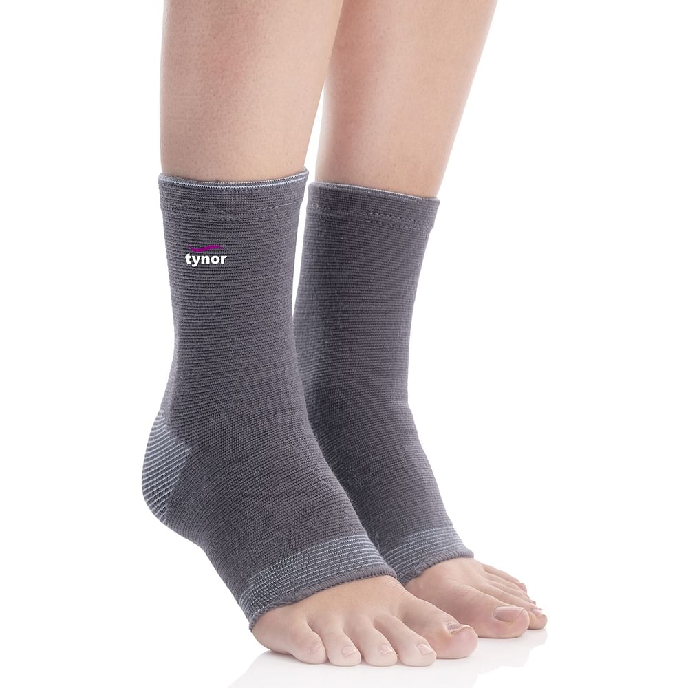 TYNOR ANKLET COMFEEL, GREY, XXL, 1 PAIR