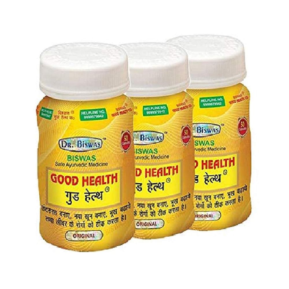 DR. BISWAS GOOD HEALTH CAPSULE FOR GENERAL HEALTH & WEIGHT GAIN PACK OF 3 (150CAP)