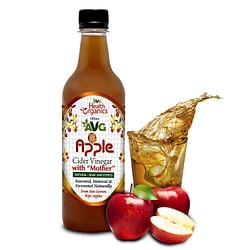 AVG HEALTH ORGANICS APPLE CIDER VINEGAR WITH ‘MOTHER’, 500 ML