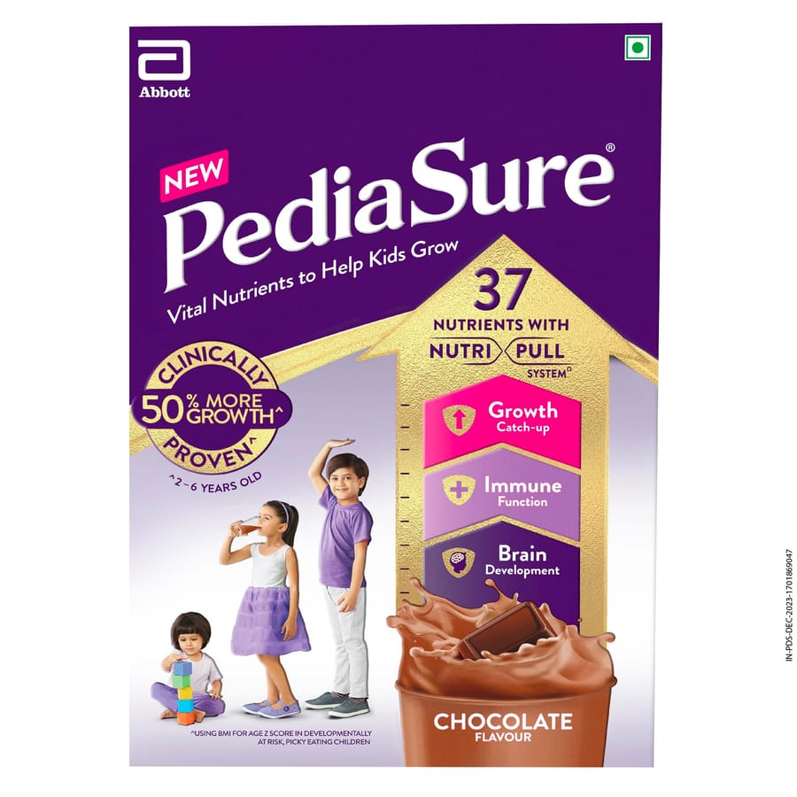 PEDIASURE CHOCOLATE HEALTH AND NUTRITION DRINK POWDER FOR KIDS GROWTH - 1KG