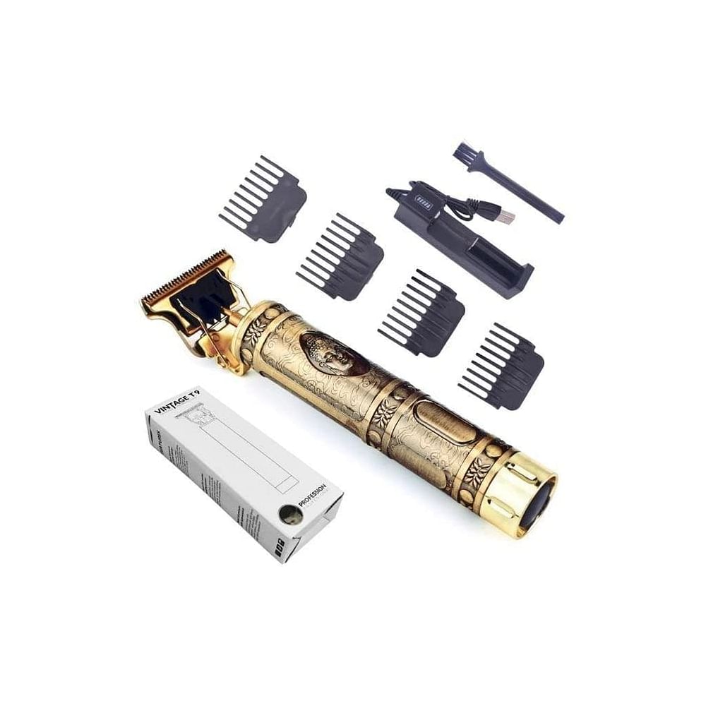 DGR DR-98 GOLDEN METAL BUDDHA RECHARGEABLE HAIR TRIMMER