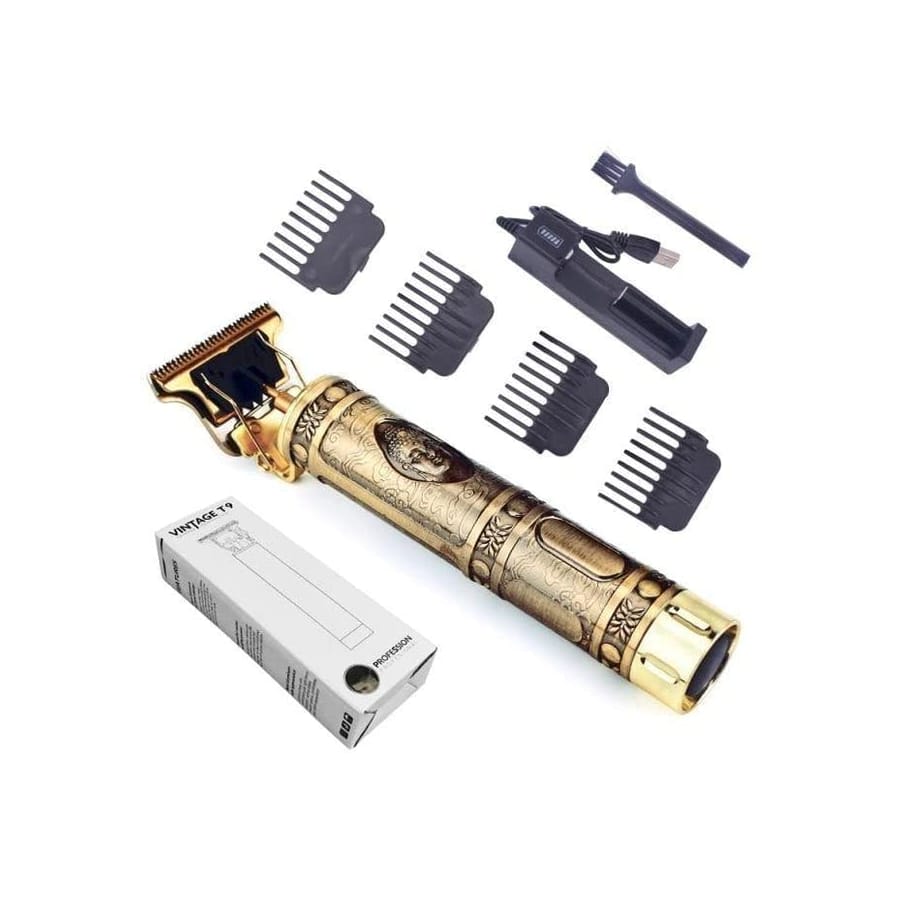DGR DR-98 GOLDEN METAL BUDDHA RECHARGEABLE HAIR TRIMMER